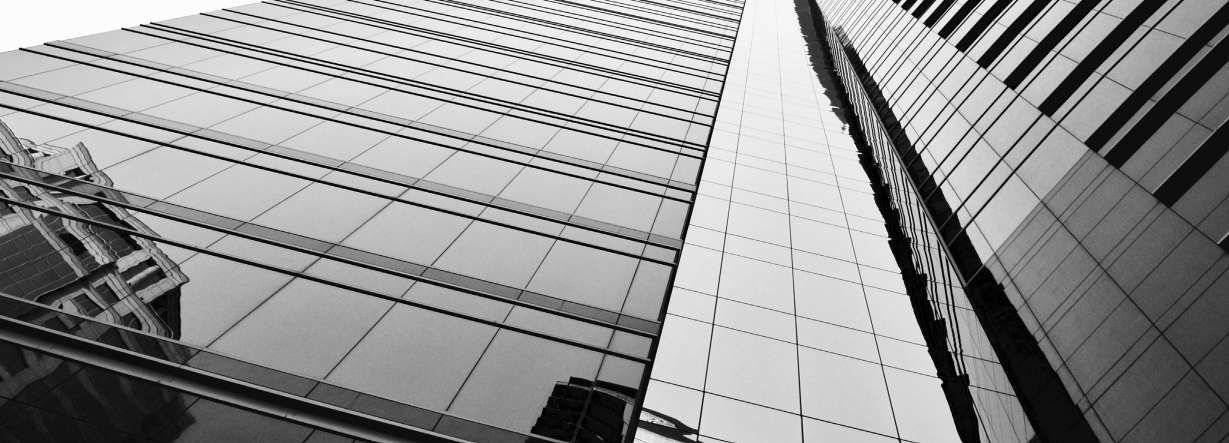 Modern high-rise building facade